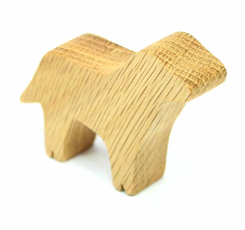 Wood Toy Dog Family